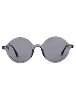 HASHTAG EYEWEAR - Men Round Grey Sunglass-Sewa-Tr28019-Gry (54)