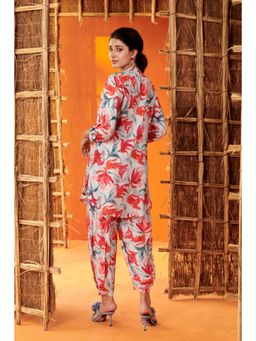 Karaj Jaipur - Women Muslin Multi-Color Kurta with Pant