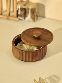 Brick Brown - Brown Onda Wood Roti Box Casserole