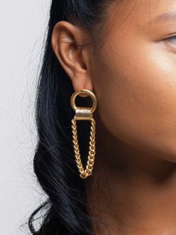 BaalaJewels - Gold Fierce Earrings