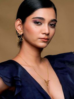 BaalaJewels - Gold Minimal Edge Earrings