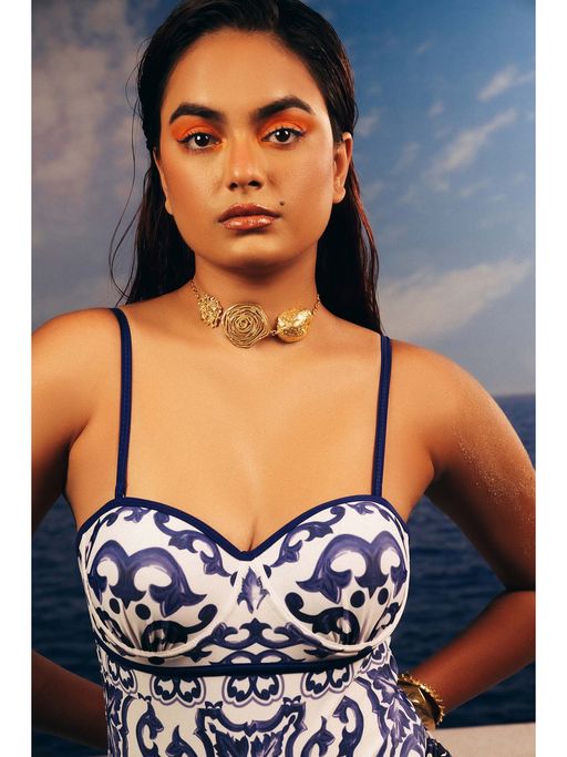 BaalaJewels Gold Flora Chocker