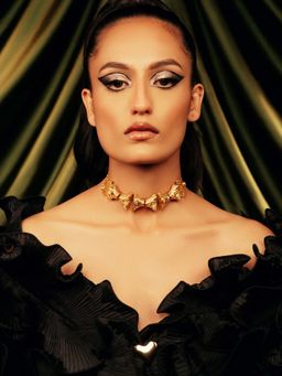 BaalaJewels - White Lattice Luxe Choker