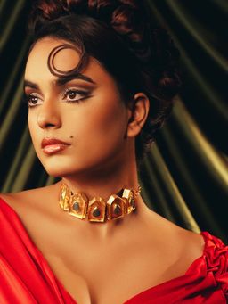 BaalaJewels - Green Ebon Eclat Choker