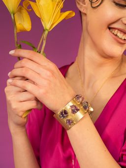 BaalaJewels - Purple Amethyst Bracelet