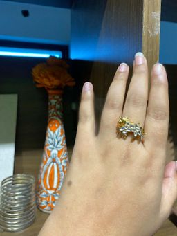 BaalaJewels - White Horse Ring