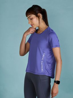 Kica - Feather Feel Gym Top With Side Mesh Panels For Training