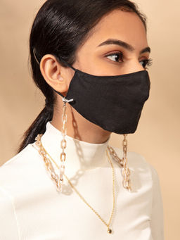 Pipa Bella by Nykaa Fashion - Taupe & White Sunglass Chain