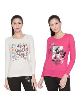 Bodycare - Bodyactive Pack Of 2 Women'S Tshirt - Multi-Color