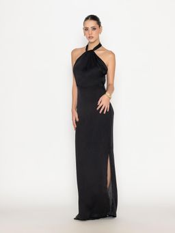 Contemponari - Black Studio 54 Solid Gown