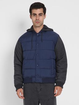 American Eagle - Men Blue Puffer Jacket