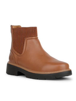 Hush Puppies - Tan Women Chelsea Boots