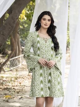 Mabish By Sonal Jain - Bell Sleeve Mini Dress