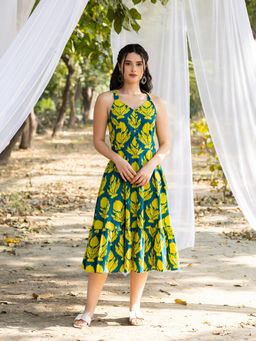 Mabish By Sonal Jain - Strappy Layered Midi Dress