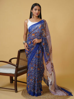 Teejh - Aamanee Organza Saree with Unstitched Blouse