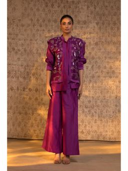 EEDA - Taral Jacketco Ord Set - Purple