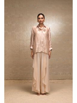 EEDA - Tissue Striped Bird Co-Ord Set - Ivory