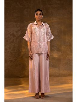 EEDA - Tulip Heart Tissue Co-Ord Set - Blush Pink