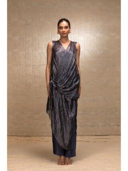 EEDA - Tissue Knot Co-Ord Set - Grey