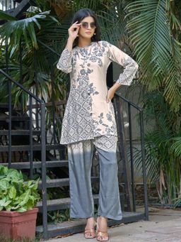 KAFTANIZE - Co-Ord Beads And Sequin Work Co-Ord (Set of 2)