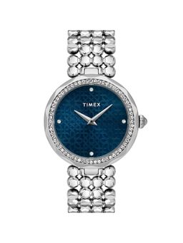 Timex - Fria Round 21mm Blue Dial Analog Women Watch - TWEL13906