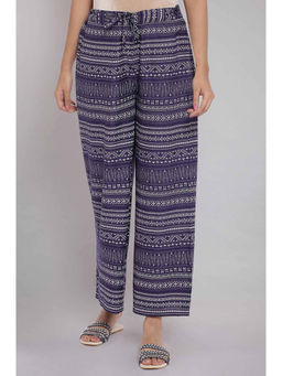 WISHFUL by W - Blue Floral Parallel Pant