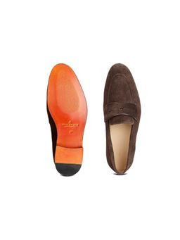 SHUTIQ - Russet Rawhide Suede Leather Loafer