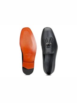 SHUTIQ - Kuinn Coal Patina Black Shoes