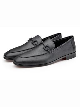 SHUTIQ - Rivero Horsebit Coal Shoes