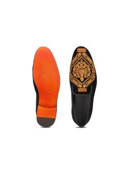SHUTIQ - Safiya Coal Black Shoes