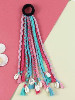 Asthetika Kids - Multi-Color Boho Style Braided Hair Tie (3-12 Years)