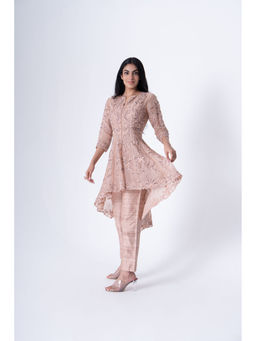 SAISHA - High Low Kurti With Pant (Set of 2)