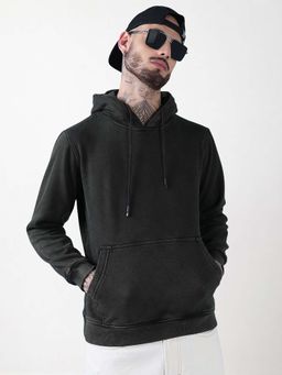 SHOWOFFFF - Edition Men's Grey Solid Full Sleeves Hoodie