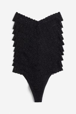H&M - Women 10-Pack Lace Thong Briefs