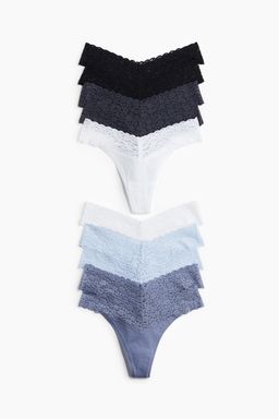 H&M - Women 10-Pack Lace Thong Briefs