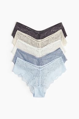 H&M - Women 5-Pack Lace Hipster Briefs