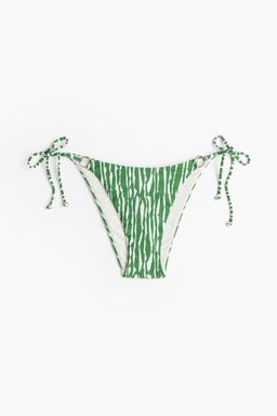 H&M - Women Green Tie Tanga Bikini Bottoms