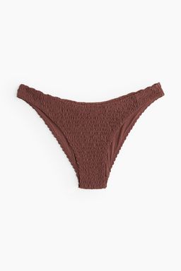 H&M - Women Brown Smocked Bikini Bottoms