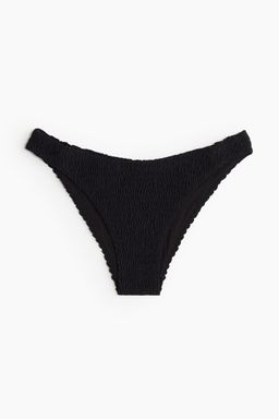 H&M - Women Black Smocked Bikini Bottoms