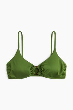 H&M - Women Green Padded Bikini Top