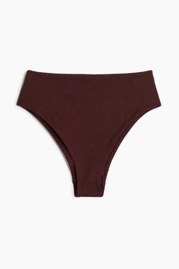 H&M - Women Red High Waist Cheeky Bikini Bottoms