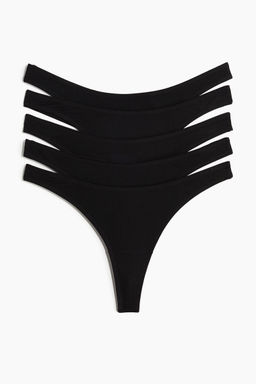 H&M - Women 5-Pack Cotton Thong Briefs