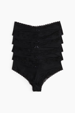 H&M - Women 5-Pack Microfibre Hipster Briefs