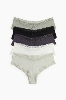 H&M - Women 5-Pack Microfibre Hipster Briefs