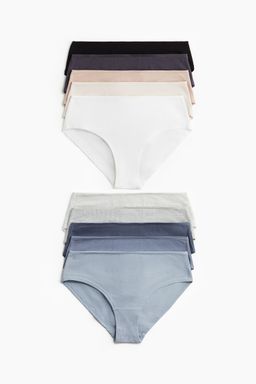 H&M - Women 10-Pack Cotton Hipster Briefs