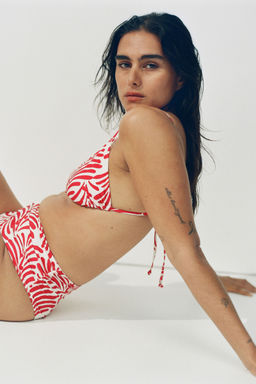 H&M - Women Multi-Color High Waist Cheeky Bikini Bottoms