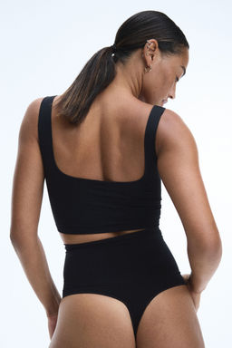 H&M - Women Black Seamless Soft Bra