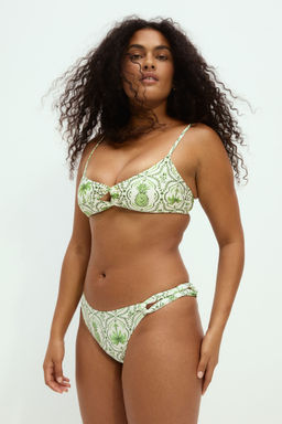 H&M - Women Green Cheeky Bikini Bottoms