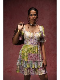 Arthmod - Multicolour Bemberg Muse Mini Dress