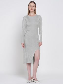 Cover Story - Silver Bodycon Dress